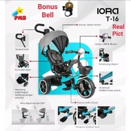 Sepeda Anak Roda Tiga Iora PMB T-16 Sepeda Stroller Iora T16 Sepeda Roda Tiga Iora T16 Sepeda Anak R