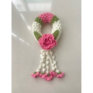 crochet flower garland