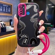 Case For Realme 5 5i 5s 6i C3 C3i Phone Small Group Irregular Line Silicone Full Strap Shockproof