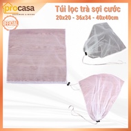 Good quality monofilament tea filter bag size 20x20cm - 36x34cm - 40x40cm