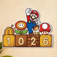 Cartoon cute acrylic new home foyer decoration Door Number Signage  House Number Plate Door Unit Num