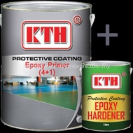 primer epoxy / KTH EPOXY ( 5L ) + ( FREE 7" ROLLER SET ) Floor Epoxy Paint (4L+1L Hardener) Brand: KTH