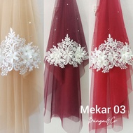 Veil Pengantin Lace murah,Veil nikah Lace,HANDMADE & EXCLUSIVE,FULL LACE ,FULL DIAMOND,HALF LACE,HAL
