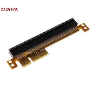 [tishita] 1Piece  PCI- 4X to 16X Riser Extension Card Graphic Card Slot Converter