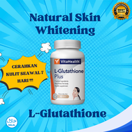 Supplement Kulit Putih Badan L Glutathione Plus Collagen Dan Vitamin C Glow Original Halal 60 Capsul