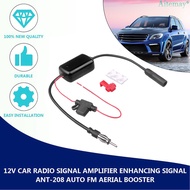 Aitemay Car FM Radio Aerial Antenna Reception Amplifier Booster Radio Amplifier Car Radio Aerials 12
