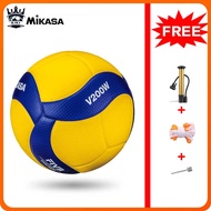 . Original Mikasa Volleyball V200w Size 5 Volleyball Ball Competition Training S
