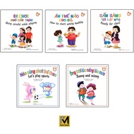 Books - Living Skills - 5 Optional Odd Books (3-6 years old) (Bilingual Vietnamese - English)