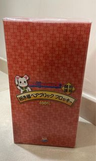 Bearbrick400% 東京晴空塔限定 白絨毛面開運招福