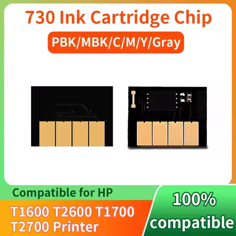 1pcs Compatible for HP 730XL Ink Cartridge Chip for HP730 Chip For HP DesignJet T1600 T1600dr T1700 