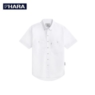 Hara เสื้อเชิ้ต Hara Classic สองกระเป๋าพร้อมกระดุมเหล็ก HMGS-901624 (เลือกไซส์ได้)