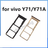 for vivo Y71 Card Tray Holder Micro SIM Nano SIM SD Card Card Slot Adapter Holder for vivo Y71 Repair Spare Parts
