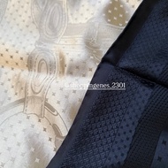 愛馬仕 Hermes 全新品 全真絲100%silk 140絲巾 海軍藍