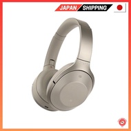 【Direct from Japan】Sony SONY Wireless Noise-Canceling Headphones MDR-1000X: Bluetooth/High-Res Compatible with Microphone Gray Beige MDR-1000X C