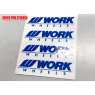 WORK MEISTER S1 rim sticker WORK wheel 4pcs premium
