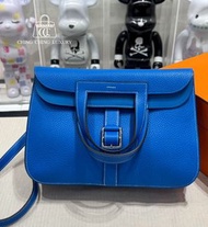 Sold🌟Hermes🌈Halzan 31💙藍色銀扣💙99新🌟X stamp🌟halzan31🌟Halzan🌟愛馬仕🌟