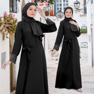 JUBAH MUSLIMAH ABAYA JUBAH baju raya 2023 PLAIN JUBAH LACE ABAYA CANTIK MURAH PLUS SIZE LABUH MUSLIM