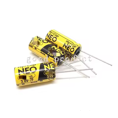 For NEW 3v7f 10*20mm wec3r0705qg supercapacitor farad memory 7.0f 5PCS