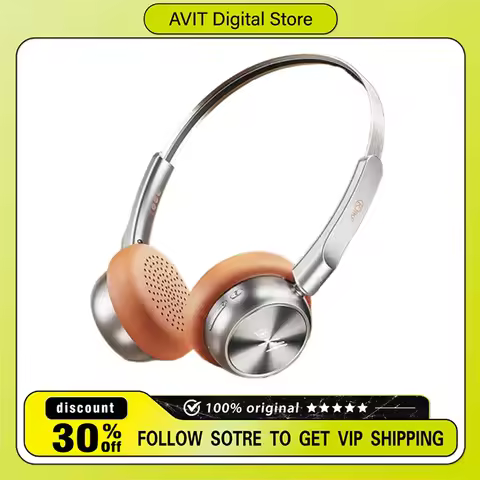 IKF R1/Pop Bluetooth Retro Headphones Noise-cancelling Lightweight IP5X Dustproof Long Battery Life 