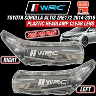 Toyota Corolla Altis ZRE172 2014 - 2016 Plastic Headlamp Clear Lens ( 1pc )