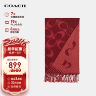 蔻驰（COACH）女士围巾红色绵羊毛/山羊绒CB684F8Q