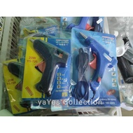 HITAM Gun Glue Gun Glue Gun 20 W Watt Black Blue Glu Stick Filled with Flannel Work Glue