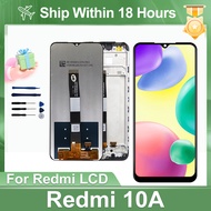 6.53 "สำหรับ Xiaomi redmi 10A แอลซีดีจอแสดงผล220233L2C หน้าจอสัมผัสประกอบ Digitizer สำหรับ Redmi 10A อะไหล่ทดแทน