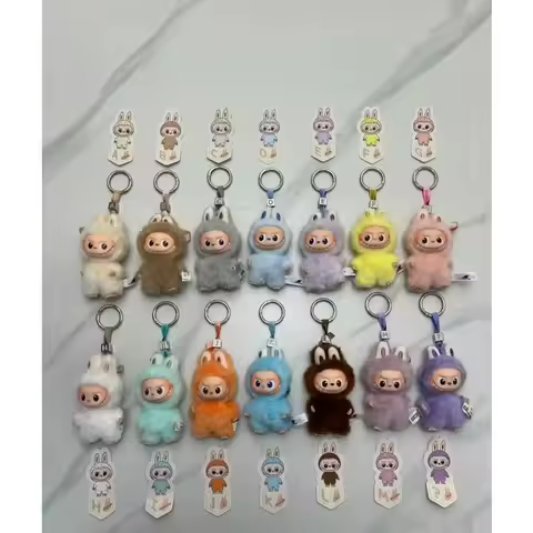 Original POPMART Labubu V4 Secret Code Series Vinyl Face Blind Box Fourth Generation Figurine Cute a