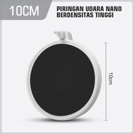 Nano Air Stone Batu Gelembung Udara Halus Airstone Micro Aerator Bulat Pipih Aerasi Oksigen Aquarium