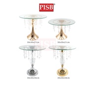 Y030471/72/76 Crystal Wedding Stand Wedding Cake Stand Decoration Birthday Dulang Hantaran Perkahwin