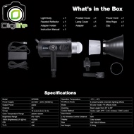 Godox LED SZ200Bi Zoomable 200W Bi-Color 2800K-6500K - Bowen Mount - รับประกันศูนย์ Godox Thailand 3