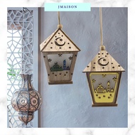 JMAISON Hari Raya Decoration Wooden Light House Ramadan Festival LED light Hiasan Raya Ramadan EID D