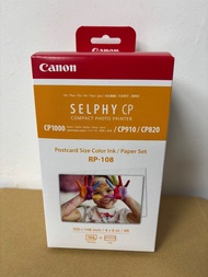 Canon RP-108 相紙108 張連色帶套裝 (明信片尺寸) RP-108