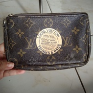 Preloved Leather LV Wallet