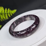 超稀有紫色鋰雲母手鐲56MM 結晶閃片祖母晶手環 發掘潛能 安全感