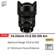 Sigma 14-24mm f/2.8 DG DN Art Lens for Sony E-mount 14-24 F2.8 DGDN