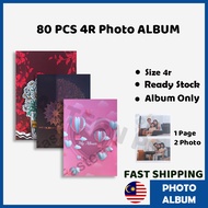 80pcs 4r Photo Album/ Pocket Photo Album/4R/6 inch Photo Album Kraffpaper 4R/3r photo album/buku han