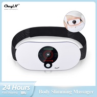 ✔▩CkeyiN EMS Abdominal Massager Body Slimming Massager Fat Burner Heating Electric Acupuncture Weigh
