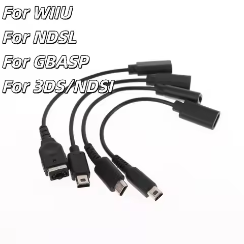 1/3Pcs Type C Game Console Cable For NDSI GBASP WIIU 3DSL NDSL USB C Charger Power Line Cord Accesso