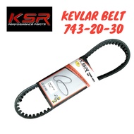 GY6125 SHORT CASE 743-20-30 BELT W/ KEVLAR KSR PARTS