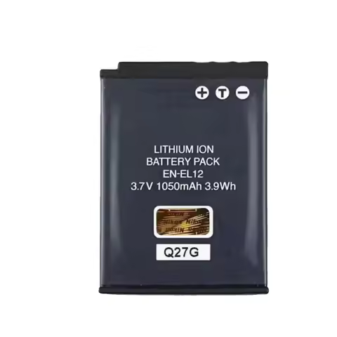 EN-EL12 ENEL12 3.7V 1050mAh Battery + Charger for Nikon Coolpix S630P300/330 S710/6200/6300 Digital 