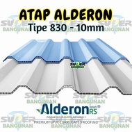 Atap uPVC Alderon 830 Double layer 10mm Asli Alderon