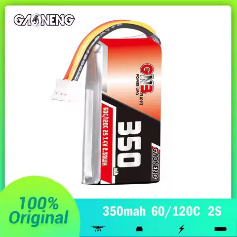 GAONENG GNB 2S 7.4V 350mAh 60C/120C LiPo Battery PH2.0/XT30 for 1:28 RC WLtoys K969 K989 Cars Tiny F