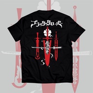 S-5XLReady Stock Black Clover Asta Swords T-Shirt | 100% Cotton Print | Unisex S-5XL | Japanese Mang