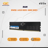 RAM PC Biwin 16GB DDR5 Bus 4800MHz (BD5UD16G48C40) - Genuine PC Desktop Memory
