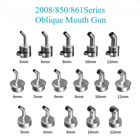 Quick 861DW 2008 850 Series Hot Welding Nozzle Straight Oblique For Quick 2008 Heat Gun