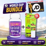 World Cup Bundle StemLabs CoQ10 300mg 30 Softgels + FREE Sacha Inchi Serum 120ml | Energy Booster He