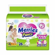 Merries PANTS GOOD SKIN Xl26/PAMPERS MERRIES/MERRIES