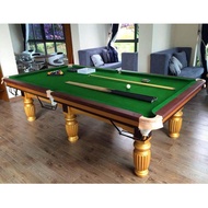 GuangquanStrade 8ft 7ft Wool Blend Billiard Pool Table Cloth Snooker Felt Cushion Green