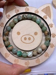 小眾 綠紋方解石手串8mm $108 Green Calcite 包平郵